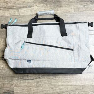 Bagsmart Light Gray Canvas Weekender Tote Bag - NWOT Comes with extras